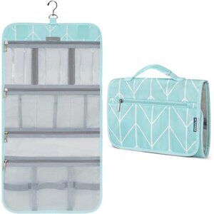 Hanging Toiletry Bag Women Men, Travel Kit Foldable Large Toiletries